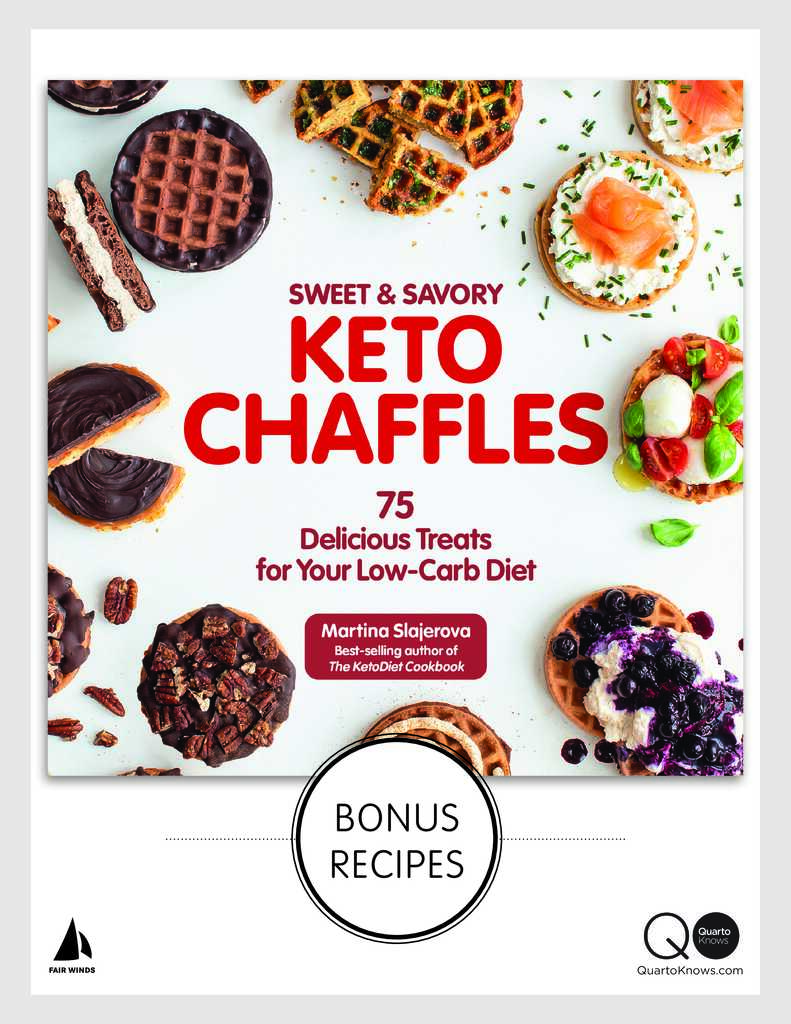 Unreleased Recipes for Sweet & Savory Keto Chaffles by Martina Slajerova